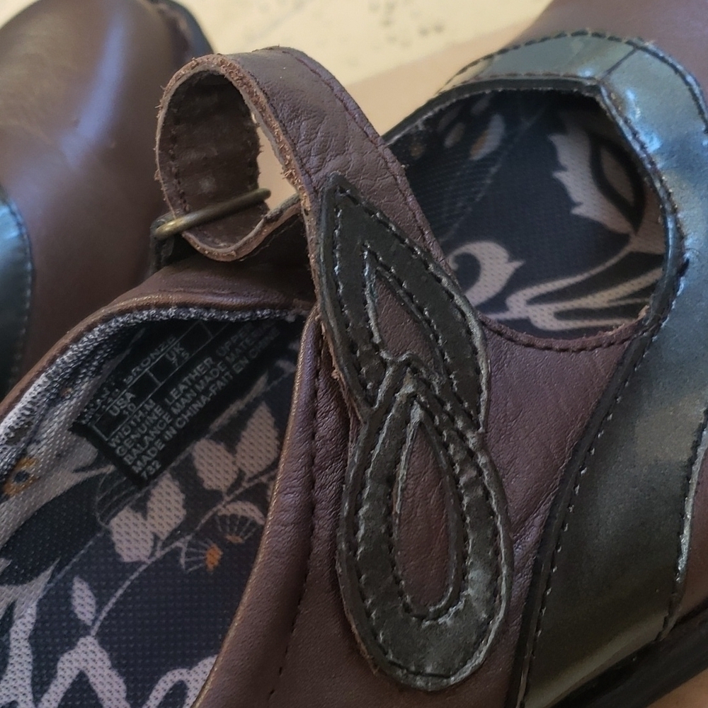 P.w. minor women's shoes Milan bronze size 10M new but with flaws - Picture 5 of 8